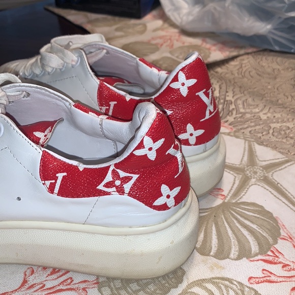 COPY faux- Alexander McQueen x LV design -Supreme sneakers 6.5 ..37 - Picture 4 of 13